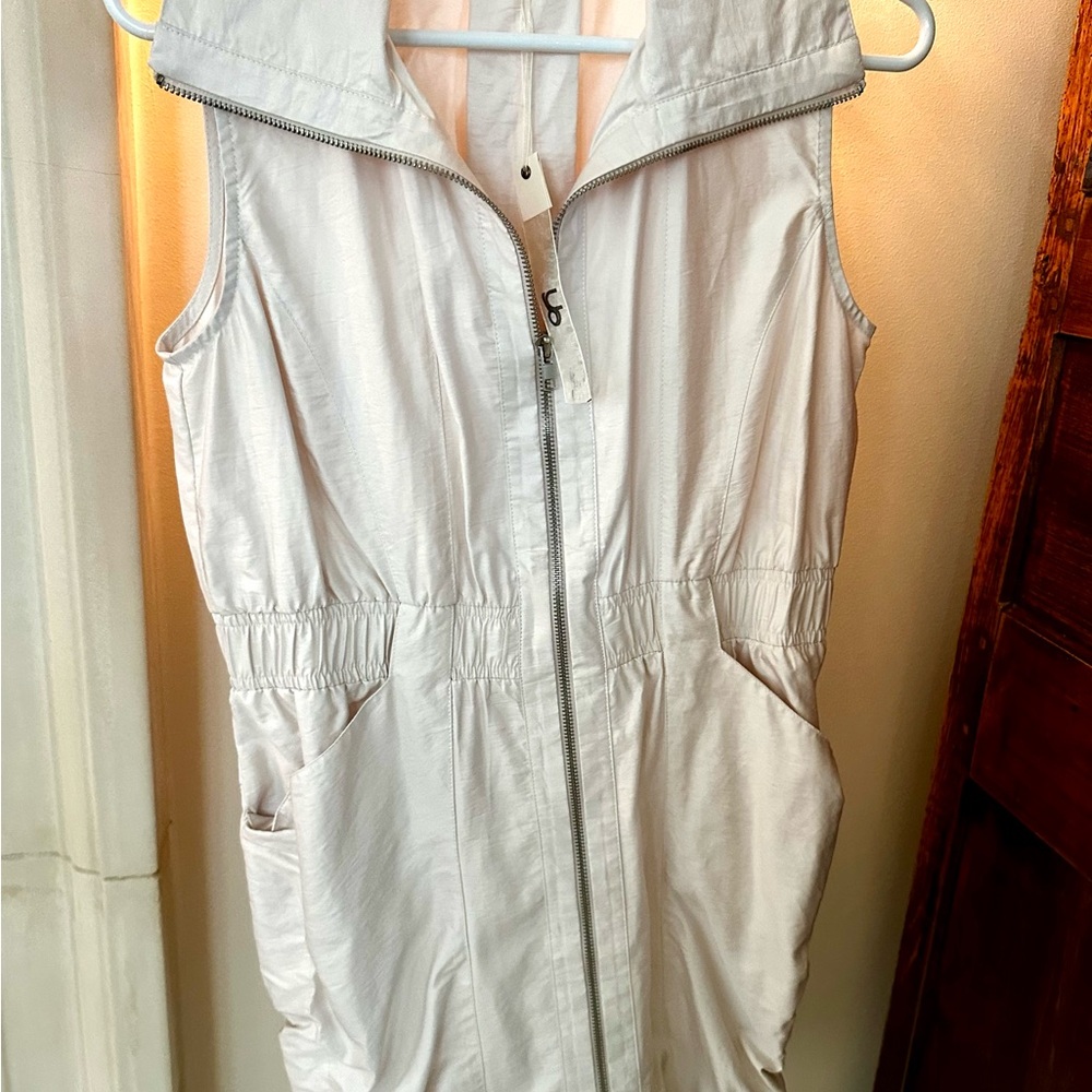 Ya Los Angeles cream Sleeveless Dress